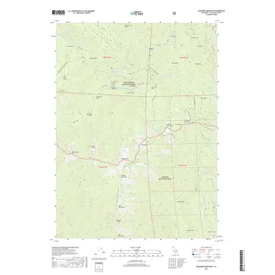 2018 Map of Kangaroo Mountain, 2018 Print