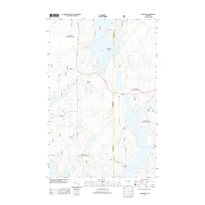 2013 Map of Kangas Bay, 2013 Print