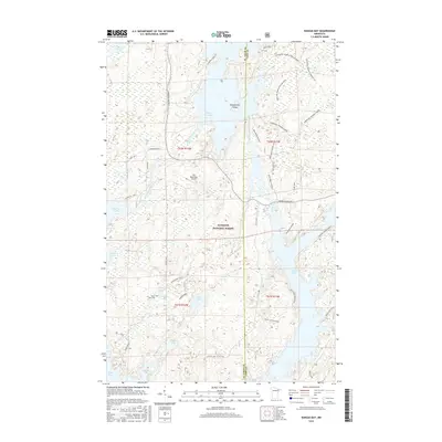 2016 Map of Kangas Bay, 2016 Print