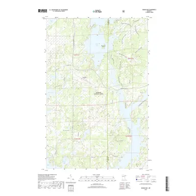2019 Map of Kangas Bay, 2019 Print