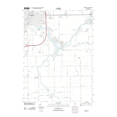 2012 Map of Kankakee, 2012 Print