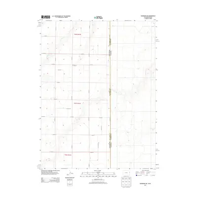 2013 Map of Kanorado NE, 2013 Print
