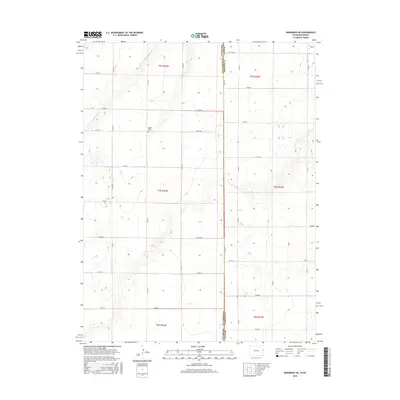2016 Map of Kanorado NE, 2016 Print