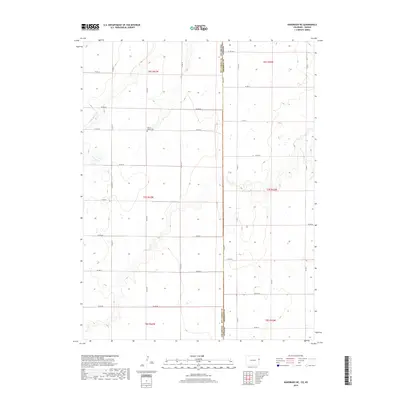 2019 Map of Kanorado NE, 2019 Print