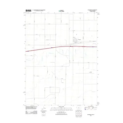 2012 Map of Kanorado, 2012 Print