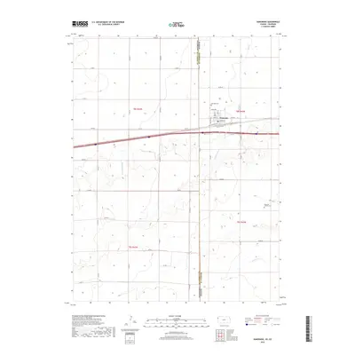2018 Map of Kanorado, 2018 Print