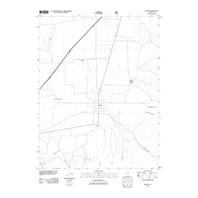 2011 Map of Kanosh, 2011 Print