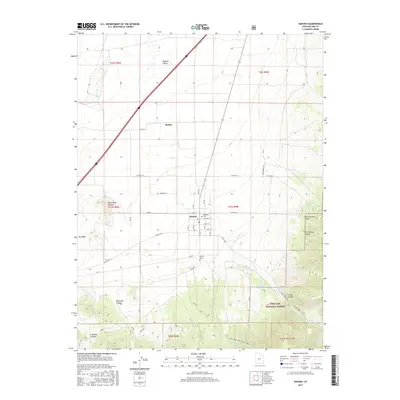 2017 Map of Kanosh, 2017 Print