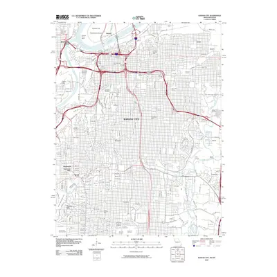 2009 Map of Kansas City, 2009 Print