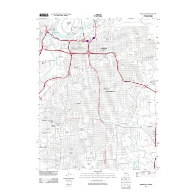2012 Map of Kansas City, 2012 Print
