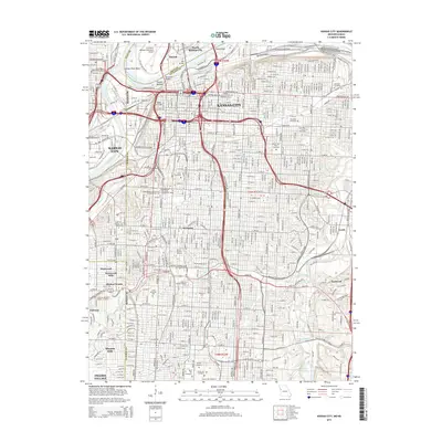 2015 Map of Kansas City, 2015 Print