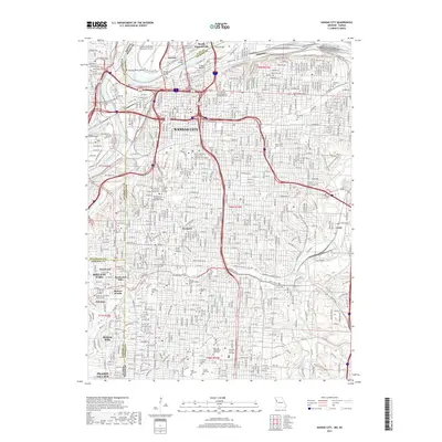 2017 Map of Kansas City, 2017 Print