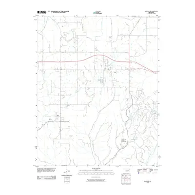 2010 Map of Kansas, 2010 Print