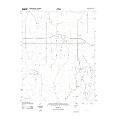 2012 Map of Kansas, 2012 Print