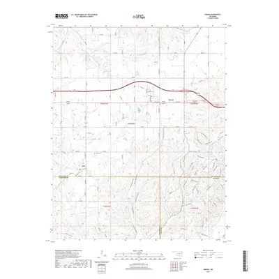 2019 Map of Kansas, 2019 Print