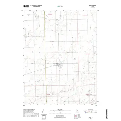 2018 Map of Kansas, 2018 Print