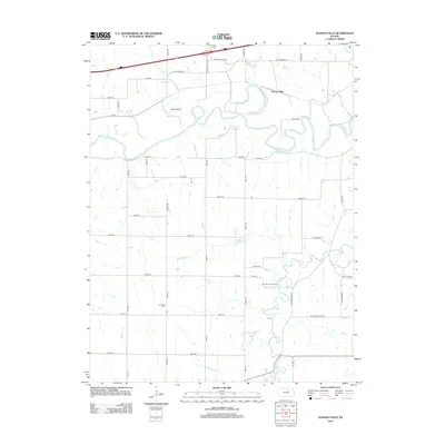 2012 Map of Kansas Falls, 2012 Print