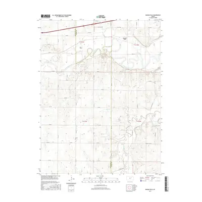 2015 Map of Kansas Falls, 2015 Print