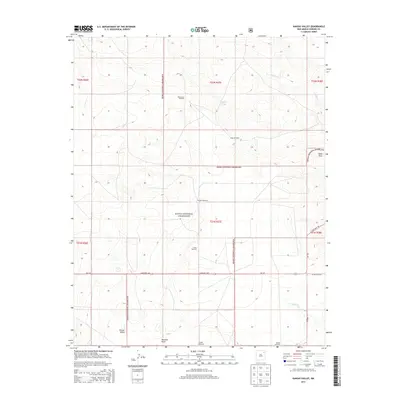 2013 Map of Kansas Valley, 2013 Print