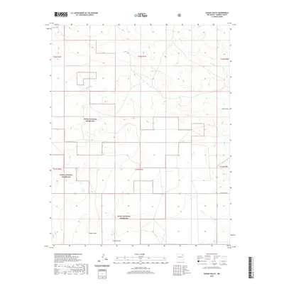 2020 Map of Kansas Valley, 2020 Print