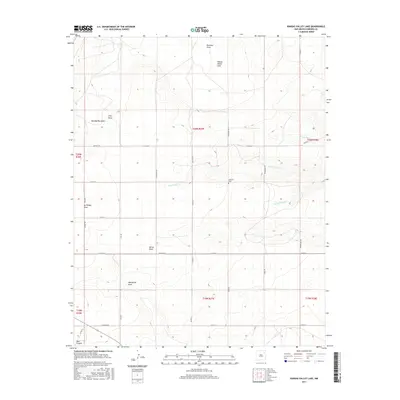 2017 Map of Kansas Valley Lake, 2017 Print