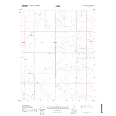 2023 Map of Kansas Valley Lake, 2023 Print