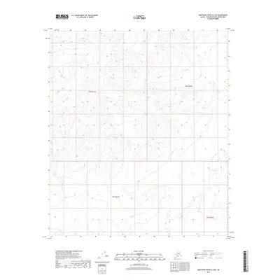 2017 Map of Kantishna River A-4 NE, 2017 Print