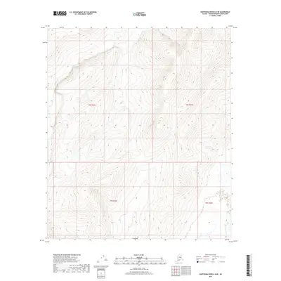 2017 Map of Kantishna River A-6 NE, 2017 Print