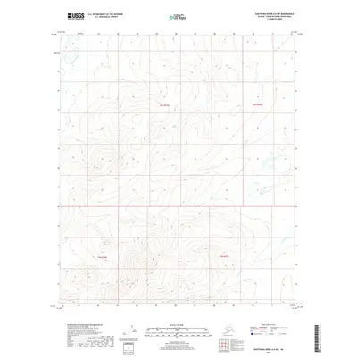 2017 Map of Kantishna River A-6 NW, 2017 Print