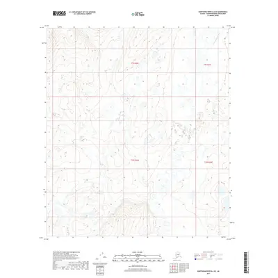 2017 Map of Kantishna River A-6 SE, 2017 Print