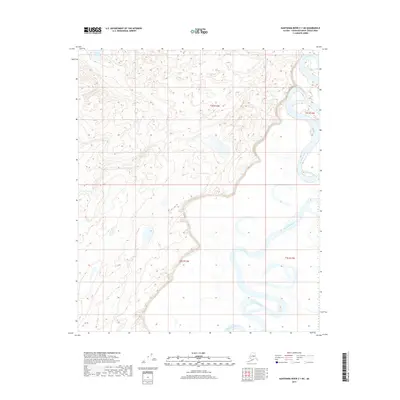 2017 Map of Kantishna River C-1 NE, 2017 Print