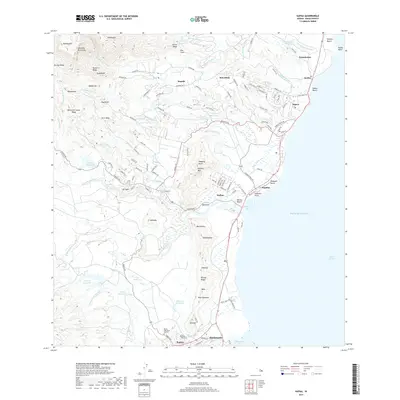 2017 Map of Kapaa, 2017 Print