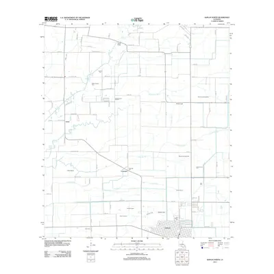 2012 Map of Kaplan North, 2012 Print