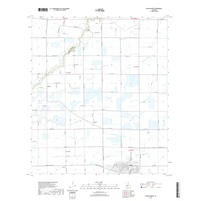 2018 Map of Kaplan North, 2018 Print