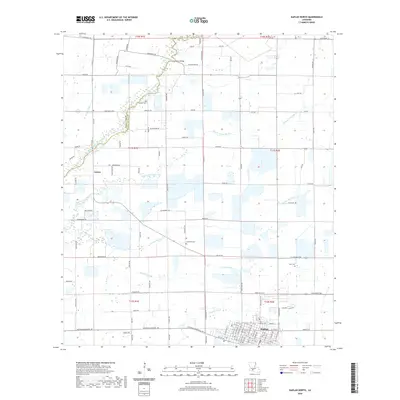 2020 Map of Kaplan North, 2020 Print