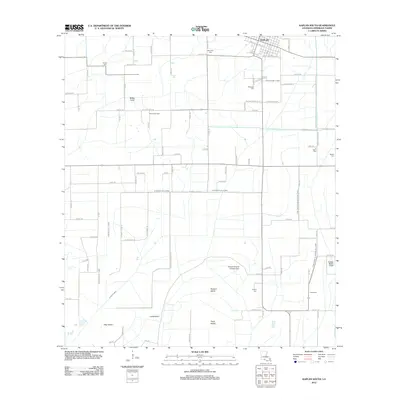 2012 Map of Kaplan South, 2012 Print