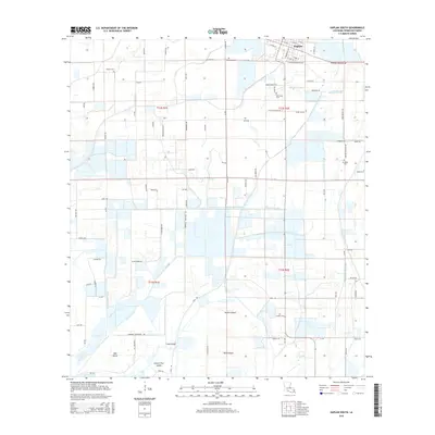 2015 Map of Kaplan South, 2015 Print