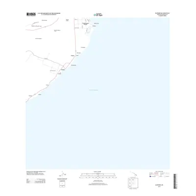 2013 Map of Kapoho, 2013 Print