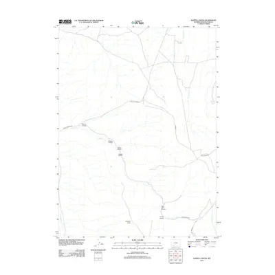 2012 Map of Kappes Canyon, 2012 Print
