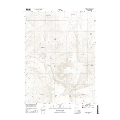 2015 Map of Kappes Canyon, 2015 Print