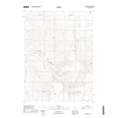 2017 Map of Kappes Canyon, 2017 Print