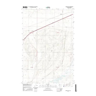 2017 Map of Karakul Hills, 2017 Print