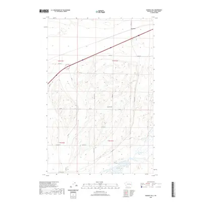 2020 Map of Karakul Hills, 2020 Print