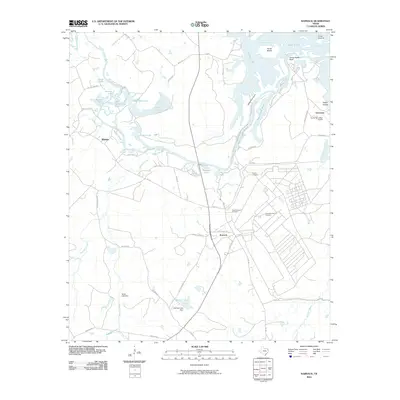 2010 Map of Karnack, 2010 Print
