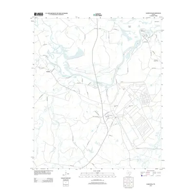 2013 Map of Karnack, 2013 Print