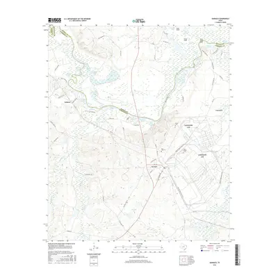 2016 Map of Karnack, 2016 Print