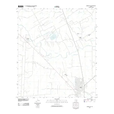 2010 Map of Karnes City, 2010 Print