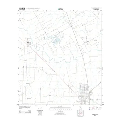 2013 Map of Karnes City, 2013 Print