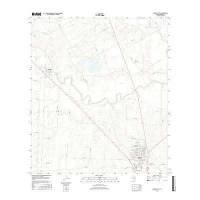 2016 Map of Karnes City, 2016 Print