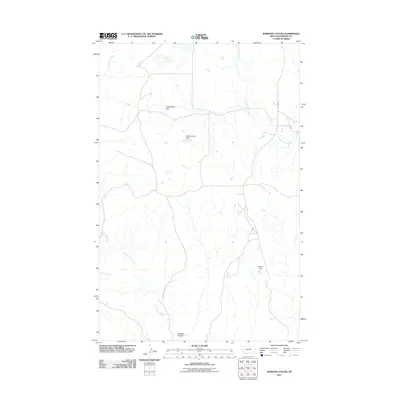 2011 Map of Karsten Coulee, 2011 Print